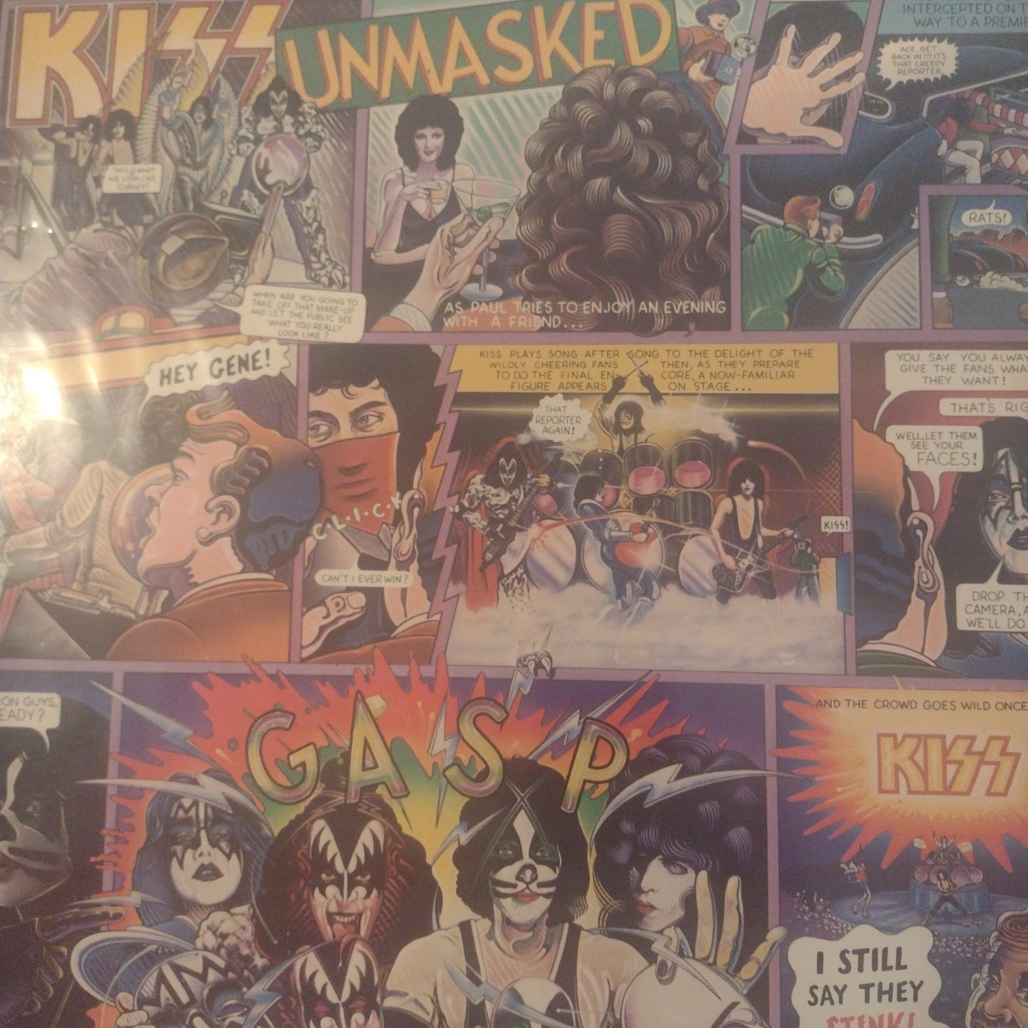 Kiss unmasked lp