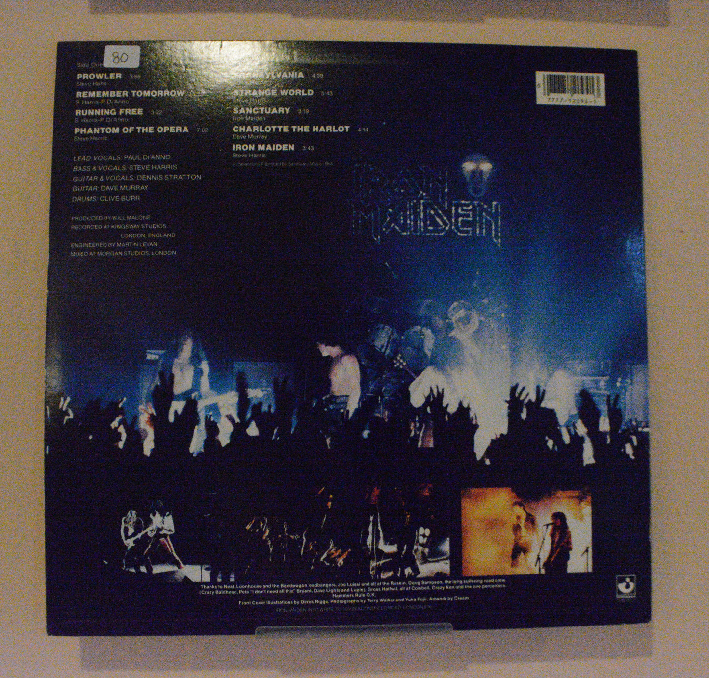 Iron Maiden - Self Titled LP