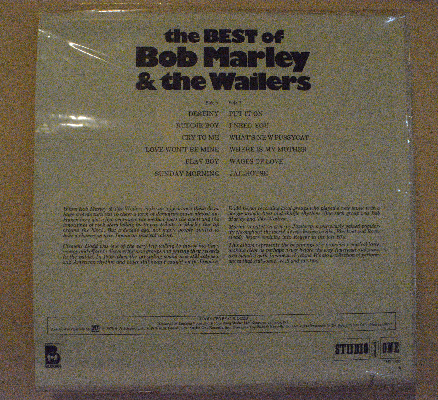 The Best of Bob Marley & the Wailers LP