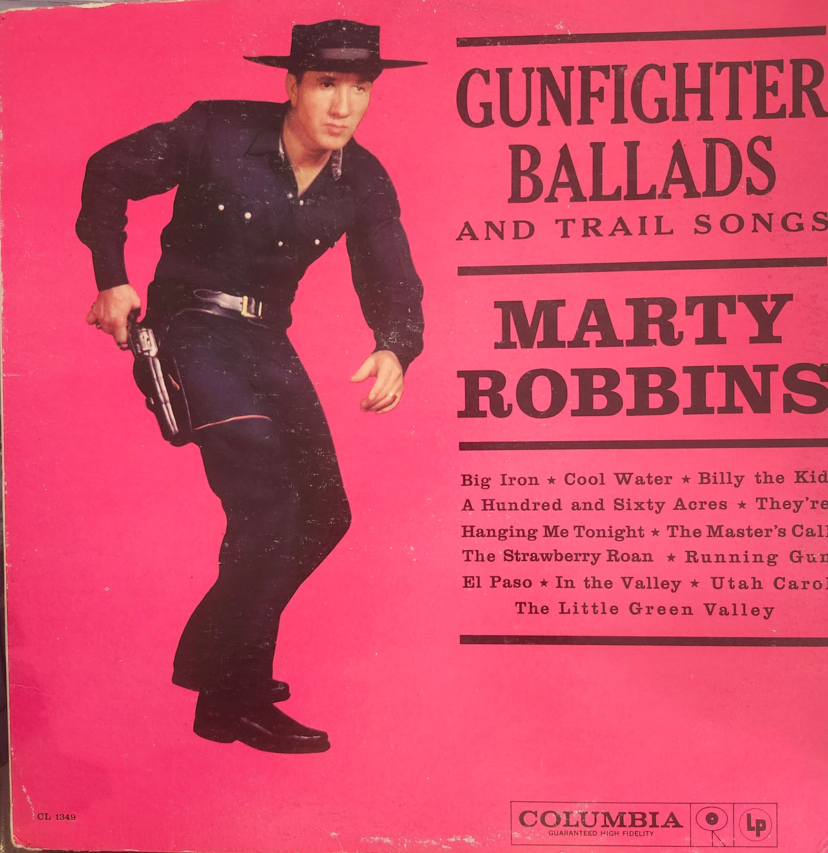 Gunfighter Ballads marty robbins mono lp