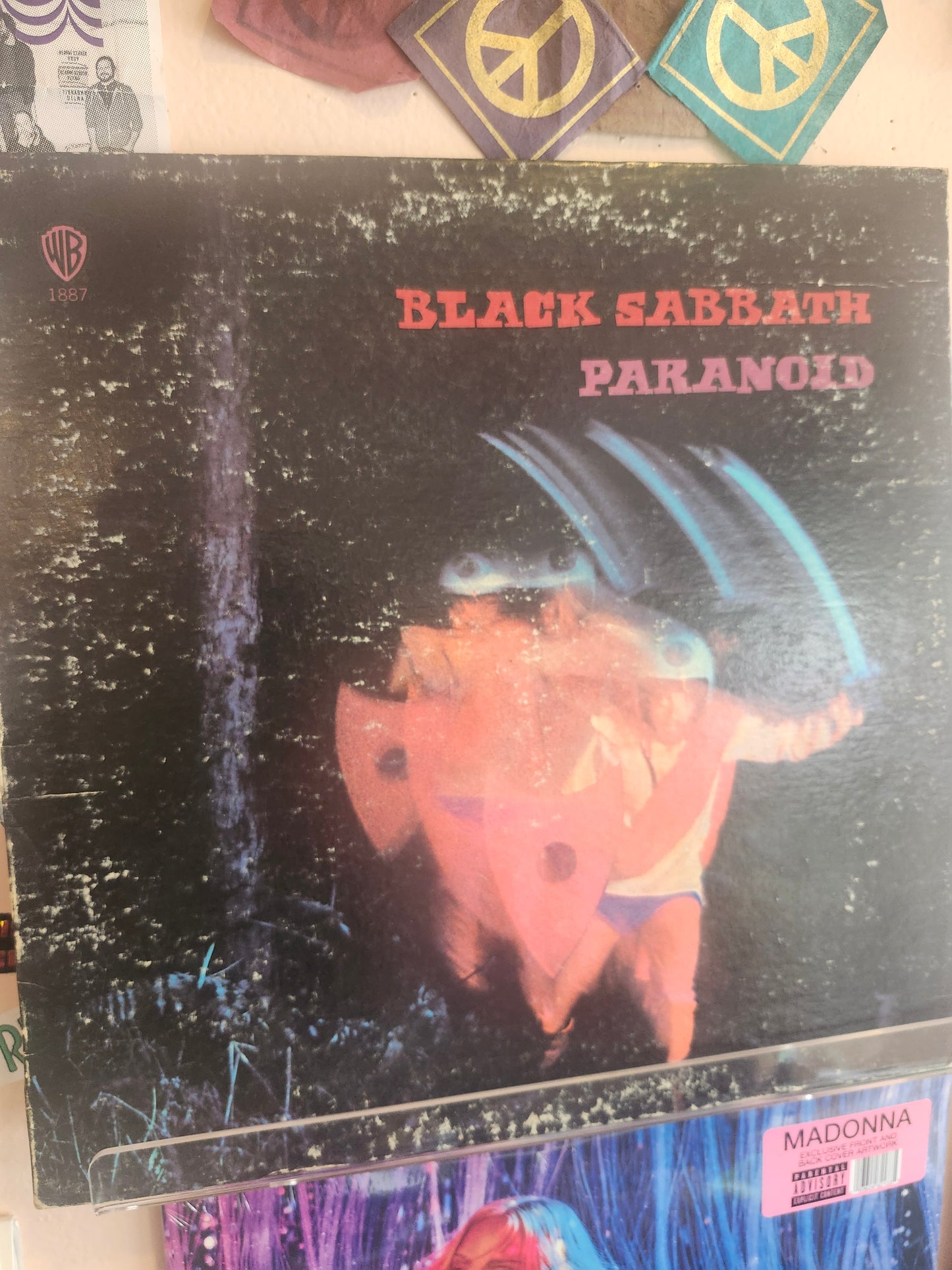 Paranoid early press lp