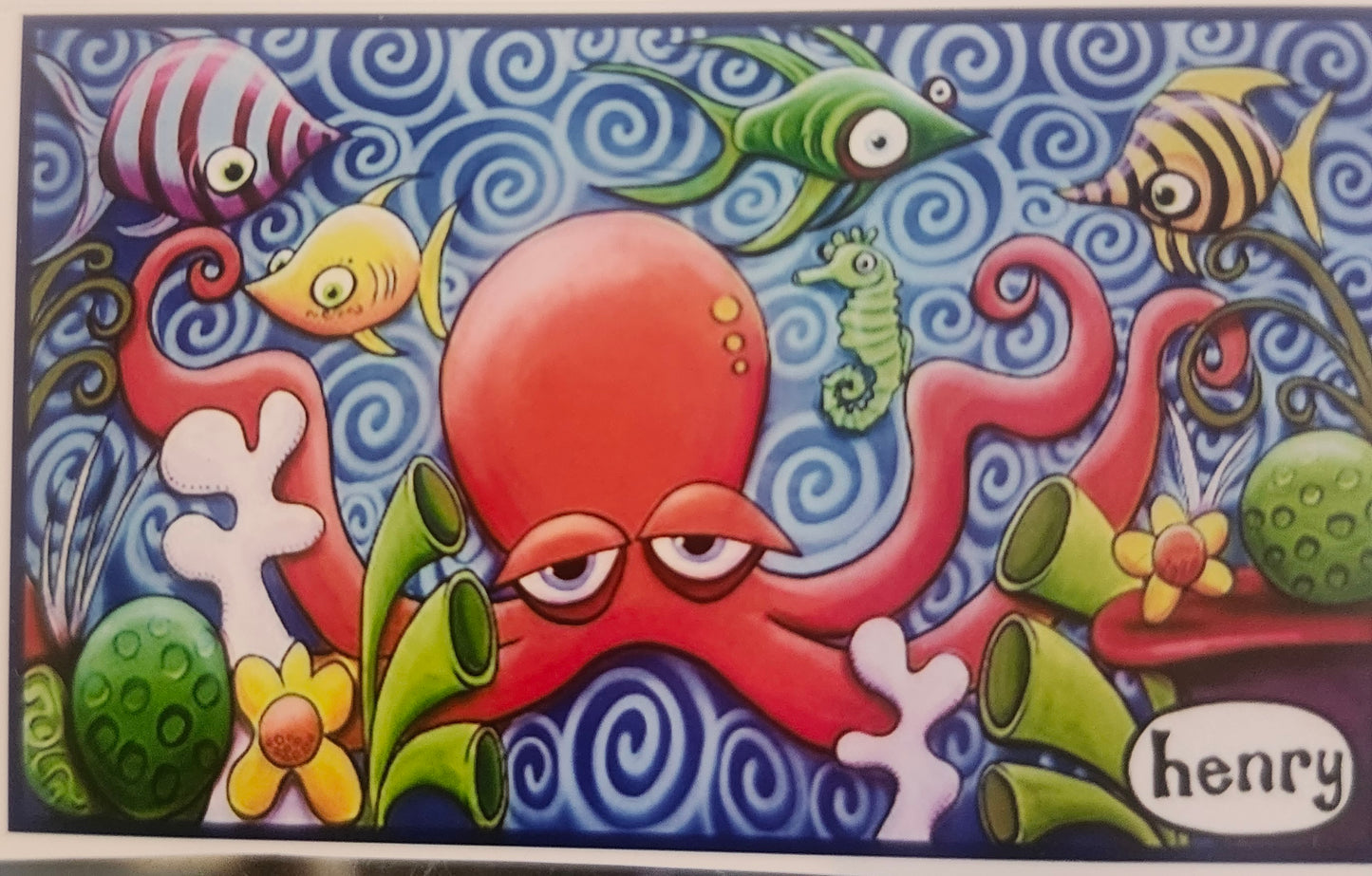 Octopus sticker by Henry