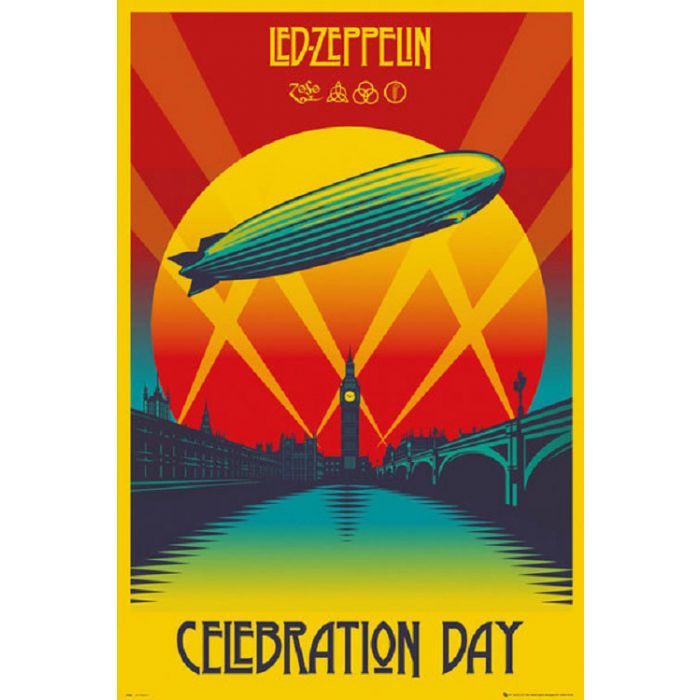 Led Zeppelin Celebration Day Poster