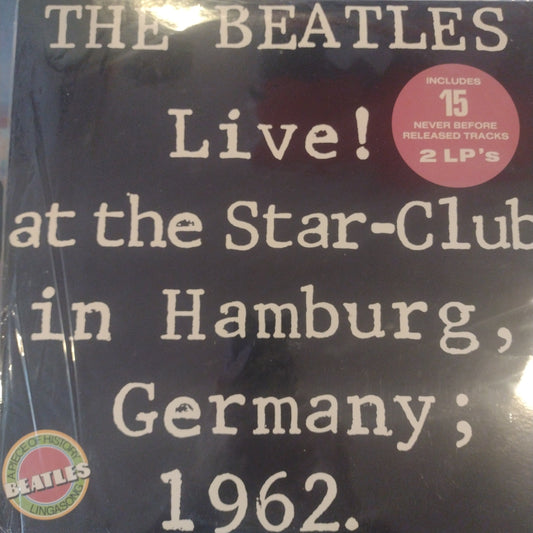 The Beatles live at the star-club Hamburg Germany 1962 lp