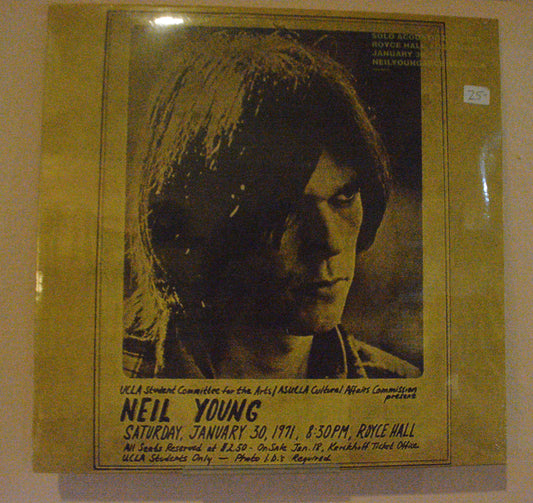 Neil Young & Niko Balas Live @ Royce Hall, 1971