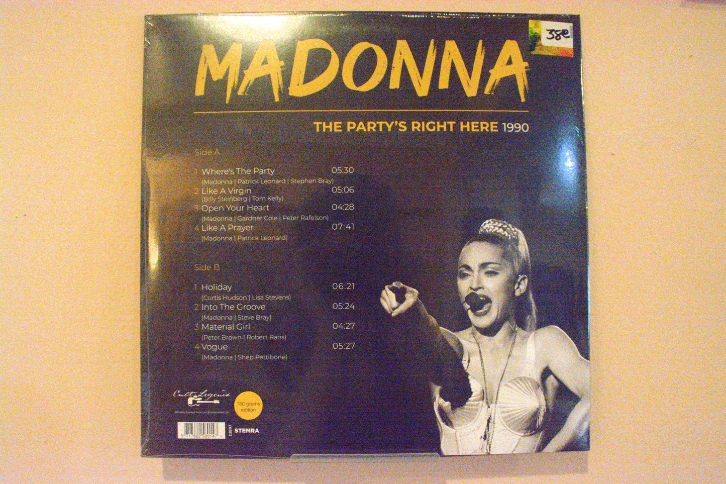 Madonna - The Party's Right Here 1990 LP
