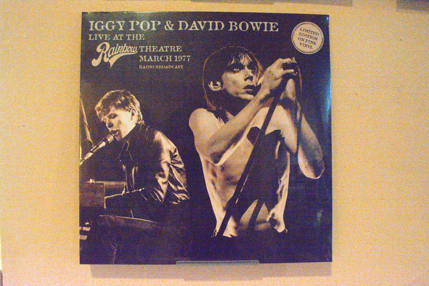 Iggy Pop & David Bowie - Live at the Rainbow Theatre, March 1977 LP