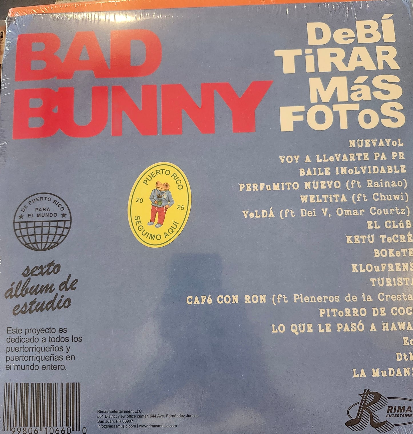 Bad bunny lp debi tirar mas fotos