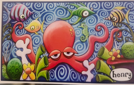 Octopus sticker by Henry
